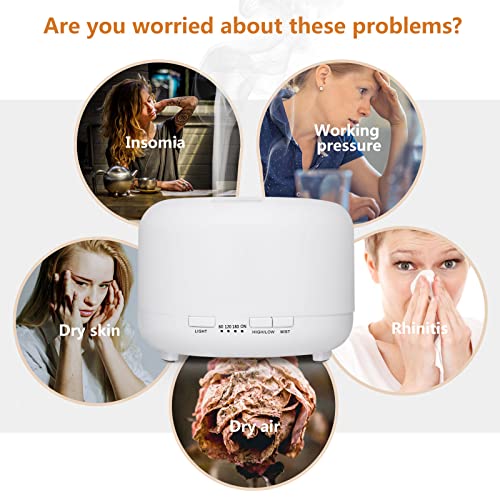 Hianjoo 450ml Essential Oil Diffuser, Electric Aroma Ultrasonic Aromatherapy Fragrant Oil HianjooAu supplements