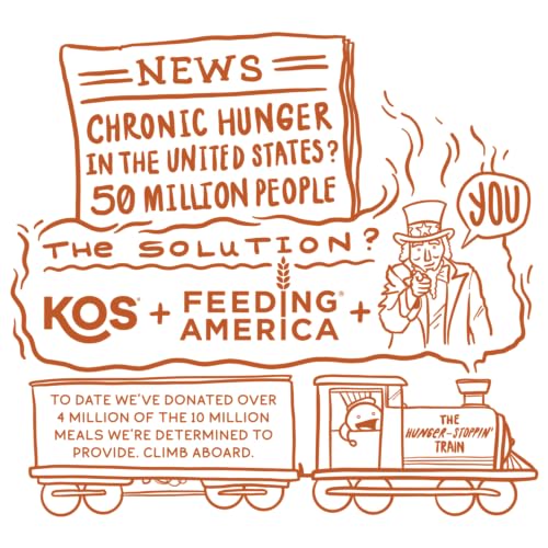 KOS Organic Vegan Protein Powder with 50mg Caffeine, Salted Caramel Coffee KOSUS supplements