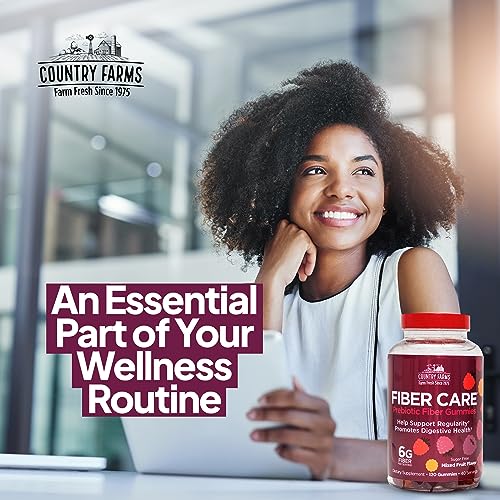 Country Farms Fiber Care Prebiotic Gummies, 6g of Fiber Per Serving, FOS from Beets Country FarmsAu supplements