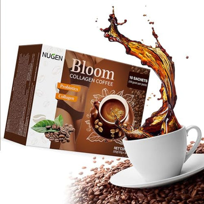 Bloom Collagen Coffee, Collagen Coffee from Japan, Bloom Coffee Collagen HOPASRISEEUS supplements