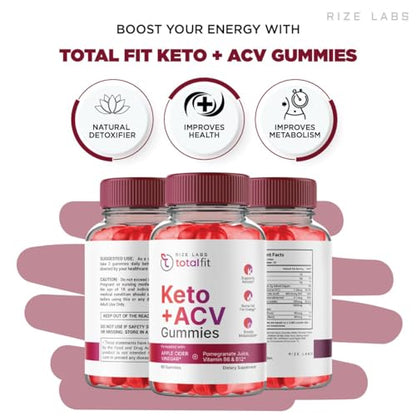Total Fit Keto ACV Gummies Advanced Weight Loss, Total Fit Keto ACV + BCB Gummies rize labsUS supplements