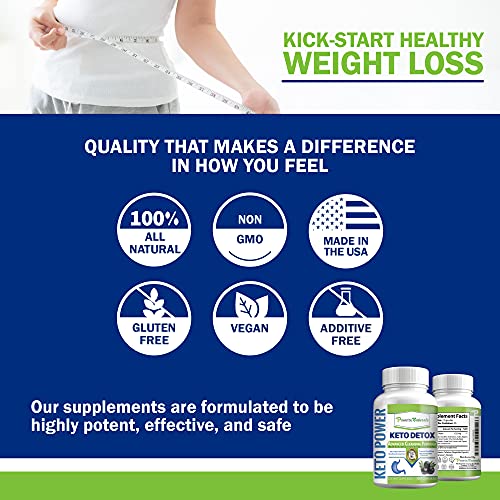 Power By Naturals Keto Colon Cleanser & Detox - Rapid Weight Loss Pills, Gut Health Power By NaturalsUS supplements