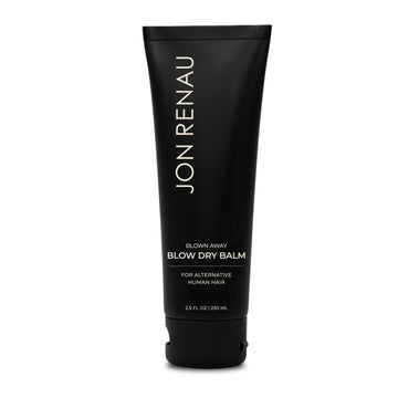 Jon Renau Blown Away Blow Dry Balm for Human Hair Wigs, Shine Enhancing Styling Balm with UV and Color Protection, Lightweight Blow Dry Balm for Human Hair Toppers and Extensions, 2.5 Oz Jon RenauAu supplements