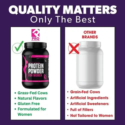 Whey Protein Powder for Women - Supports Lean Muscle - Low Carb - Gluten Free - Grass Fed & rBGH Hormone Free (Creamy Vanilla, 2 lb) PRO NUTRITION LABSAu supplements