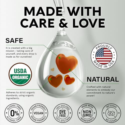 USDA Organic Mullein Drops for Lungs - Mullein Leaf Extract Supplement - Made in USA NUTRAHARMONYAu supplements