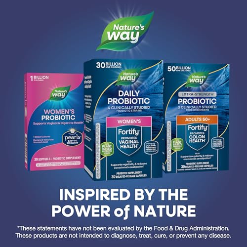 Nature’s Way Fortify Women’s Probiotic, 30 Billion Live Cultures, 11 Strains, Prebiotic, 30 Capsules Nature's WayAu supplements