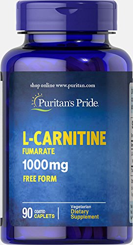 Puritan's Pride L-Carnitine Fumarate 1000 mg-90 Caplets Puritan's PrideUS supplements