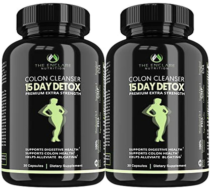 Colon Cleanse Fast-Acting Colon Cleanser Detox; Healthy Bowel Movement THE ENCLARE NUTRITIONUS supplements