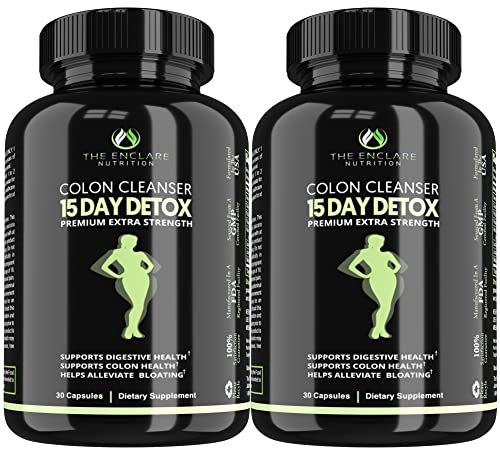 Colon Cleanse Fast-Acting Colon Cleanser Detox; Healthy Bowel Movement THE ENCLARE NUTRITIONUS supplements