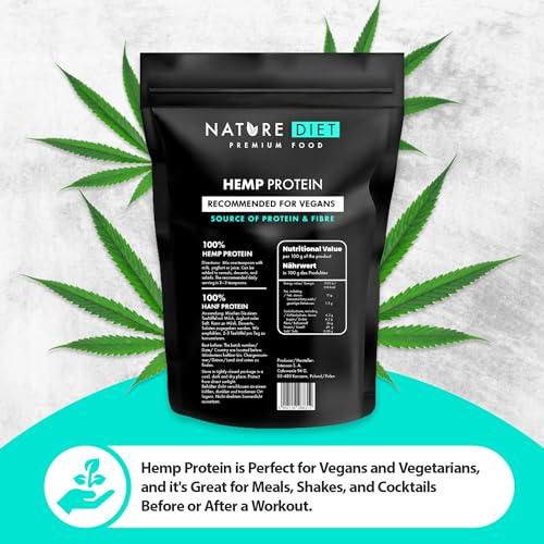 Nature Diet - Hemp Protein 1000g , Vegan , Protein Powder , Plant-Based Nature DietAu supplements