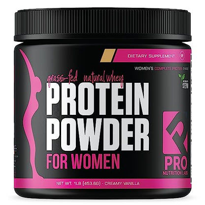 PRO NUTRITION LABS Whey Protein Vanilla Powder for Women - Supports Lean Muscle PRO NUTRITION LABSUS supplements