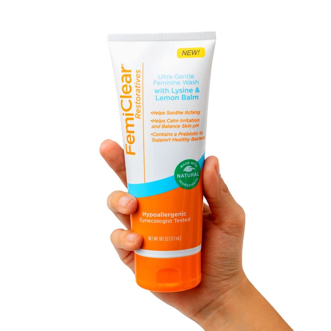 FemiClear® Restoratives Ultra-Gentle Feminine Wash, Made with Lysine & Lemon Balm, Natural Ingredients FemiClearAu supplements