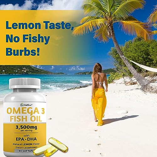 Burpless Fish Oil Pills. Triple Strength Omega 3 Fish Oil Burpless. EPA DHA Omega 3 Supplement Dr. MatthewAu supplements