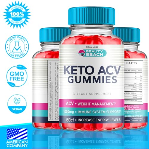 (5 Pack) Beauty Beach Keto ACV Gummies, Beauty Beach Keto ACV Gummies Advanced Titan LabsAu supplements