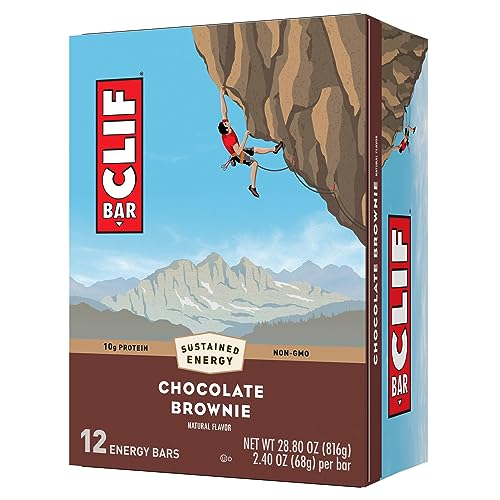 CLIF BAR - Chocolate Brownie Flavor - Made with Organic Oats - Non-GMO Clif BarUS supplements