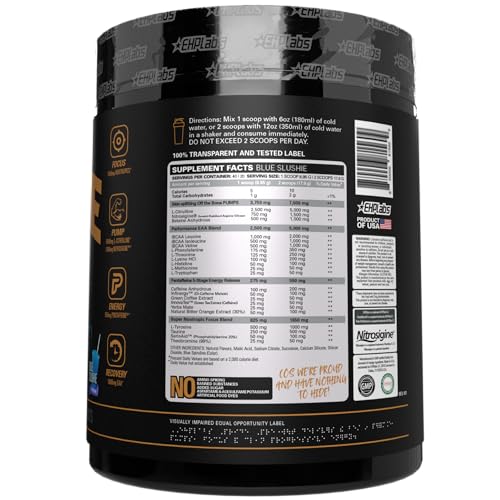 EHP Labs Pride Pre Workout Powder Energy Supplement - Sugar Free Preworkout for Men EHP LabsUS supplements