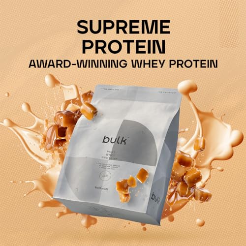 Bulk Pure Whey Protein Powder Shake, Salted Caramel, 500 g, Packaging May Vary BulkAu supplements