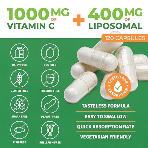 ForestLeaf Liposomal Vitamin C - Liposomal VIT C - 1000mg Capsules ForestLeafUS supplements