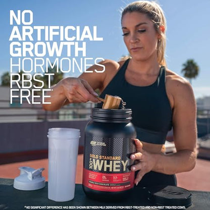 Optimum Nutrition Gold Standard 100% Whey Protein Powder, Double Rich Chocolate Optimum NutritionUS supplements