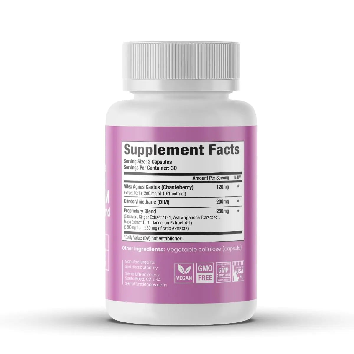 SIERRA LIFE SCIENCES Hormonal Balance Blend for Women – Vitex, DIM, Shatavari + Adaptogenic Support – Menstrual & Menopause Relief – Vegan, Clean-Label Formula – 4600mg – (Pack of 2) SIERRA LIFE SCIENCESnz supplements