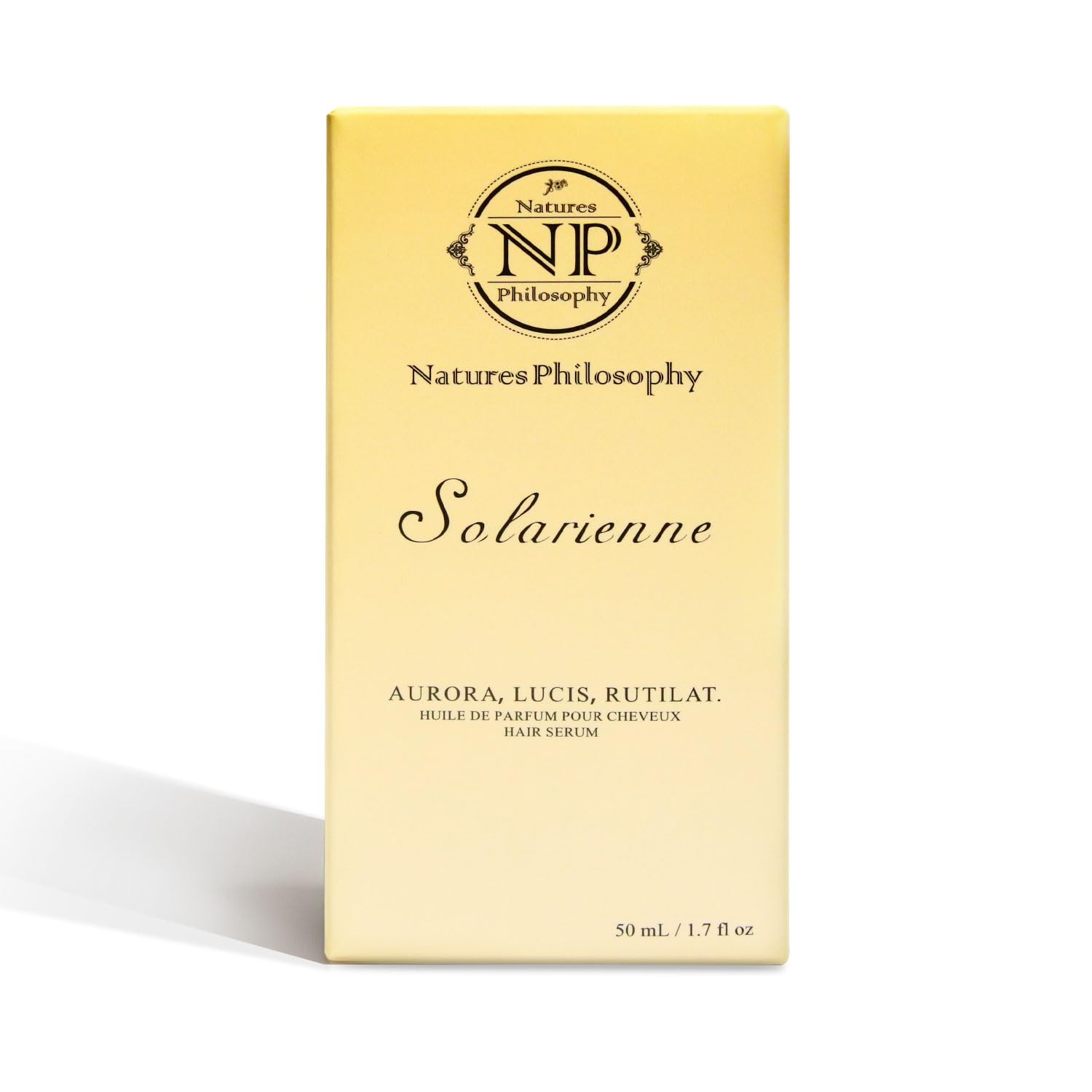 NP NATURES PHILOSOPHY Hair Perfume, Leave-in Hair Serum & Shine Hair Spray for Women, Anti-Frizz, Long Lasting Fragrance, Lightweight Conditioner & Glossier Hair Perfume oils - 50ml（Solarienne） NP NATURES PHILOSOPHYAu supplements