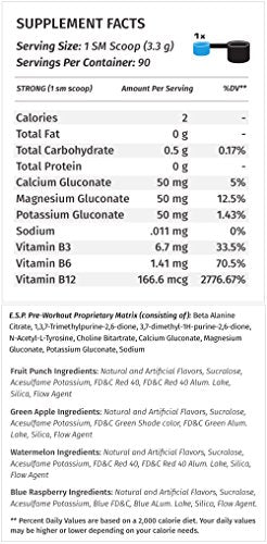 Metabolic Nutrition | ESP - Stimulating Pre Workout, Pre Intra Workout Supplement | Energy Metabolic NutritionAu supplements