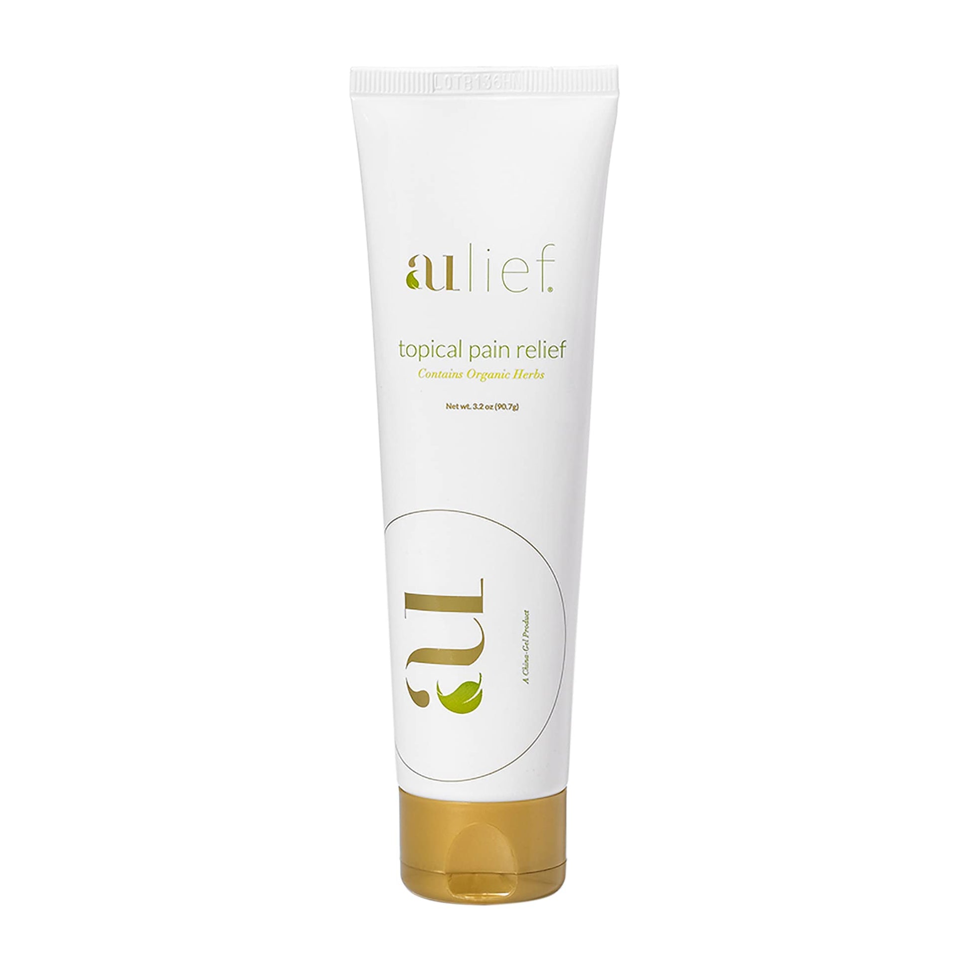 Aulief Gold Natural Pain Relief Cream – Organic Herbal Lotion for Arthritis, Joint Pain & Sore Muscles, Neck, Knee & Back Aches, Premium Organic Natural Pain Reliever, 3.2 Oz Tube AuliefAu supplements