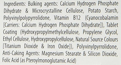 Vitabiotics Ultra Folic Acid Tablets 400 mcg Vitamin B9 with Vitamin B12-60 Tablets Vitabiotics UltraUS supplements