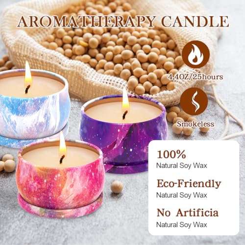 Scented Candles Gift Set, 3 Pack Soy Candles Gift Set Candles for Home Scented, Gifts for Women Men WeimingteAu supplements