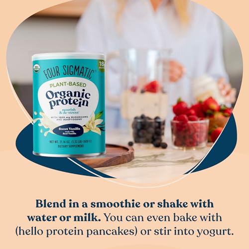 Four Sigmatic Organic Vegan Protein Powder | 18g Plant-Based Protein per Serving Four SigmaticUS supplements