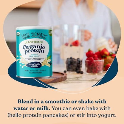 Four Sigmatic Organic Vegan Protein Powder | 18g Plant-Based Protein per Serving Four SigmaticUS supplements