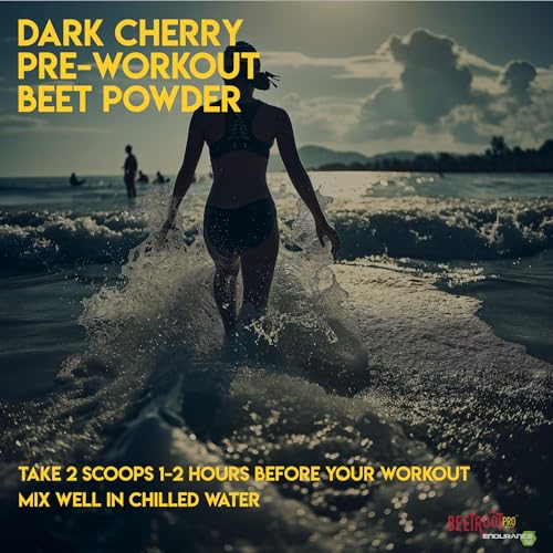 Beetroot Pro Pre-Workout Powder - 10oz, 28 Servings, Dark Cherry Flavor - Boosts Energy Beetroot ProUS supplements
