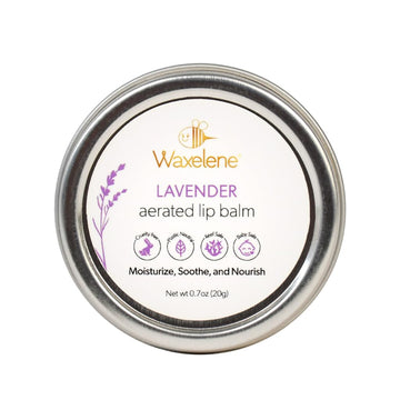 Lavender Aerated Lip Balm tin - Single WaxeleneAu supplements