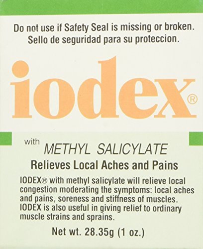 IODEX with Methyl Salicylate 1 OZ - (Pack of 2) IODEXAu supplements