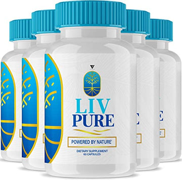 (5 Pack) Liv Pure Pills, Livpure Liver Detox Cleanse Management Capsules Advanced Formula FyvusUS supplements