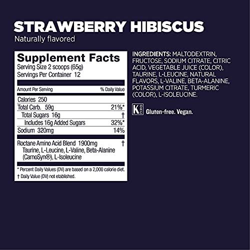Gu Energy Roctane Ultra Endurance Energy Drink Mix, Strawberry Hibiscus GU EnergyUS supplements