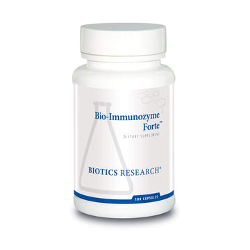 BIOTICS RESEARCH Bio Immunozyme Forte Multivitamin, Echinacea, Cayenne Pepper, Lactobacillus acidophilus, Botanicals, Probiotics, Amino Acids, Organs/Glandulars for Immune System Health 180 Capsules BIOTICS RESEARCHAu supplements