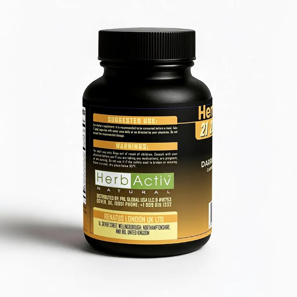 Herb Activ Natural Primal Multivitamin - 21 Essential Vitamins & Minerals - Daily Vitamin & Mineral Supplement - Energy & Wellness Support - 30 Capsules Herb Activ NaturalAu supplements