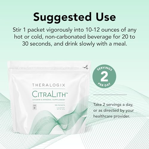 Theralogix CitraLith Vitamin & Mineral Supplement - 90-Day Supply - Kidney Health TheralogixUS supplements