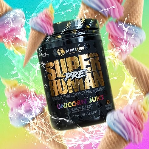 ALPHA LION Superhuman Pre Workout Powder, Beta Alanine, L-Taurine & Tri-Source ALPHA LIONAu supplements