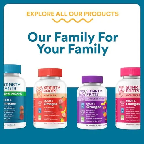 SmartyPants Men's Multivitamin Gummies - Improved Formula: Omega 3 (DHA/EPA), Methylfolate, Vitamin D3, C, Vitamin B12, B6, Vitamin A SmartyPantsAu supplements