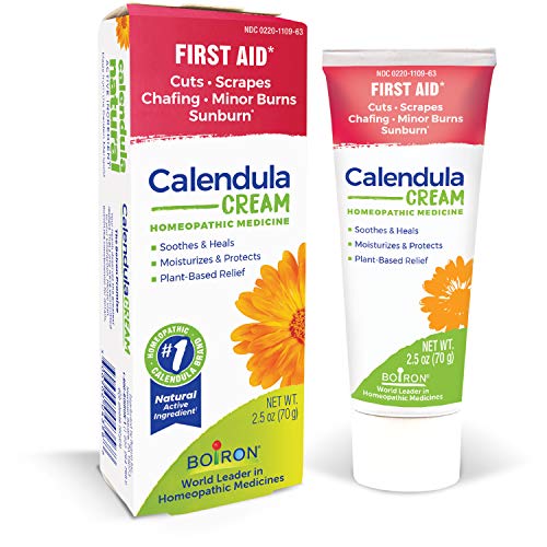 Boiron Calendula Cream for First Aid, Minor Burns, Cuts, Scrapes, Insect Bits and Sunburn - 2.5 oz BoironAu supplements