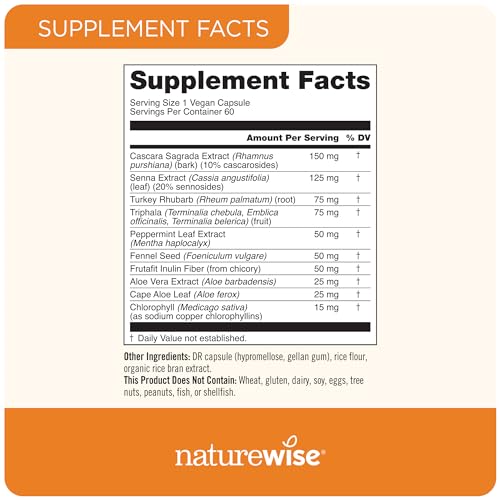 NatureWise Herbal Detox Cleanse Laxative Supplements | Natural Colon Cleanser Herb & Fiber Blend NatureWiseAu supplements