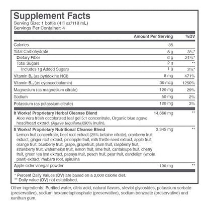 IT WORKS! CLEANSE - 4 bottles It works!US supplements