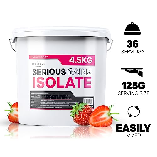 The Bulk Protein Company, Serious Gainz Isolate – 4.5kg – Whey Protein Powder The Bulk Protein CompanyAu supplements