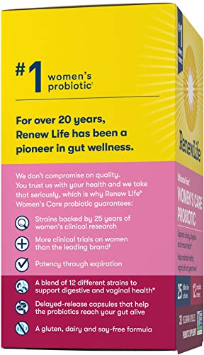 Renew Life Women’s Probiotic - Ultimate Flora Probiotic Women's Care, Shelf Stable Renew LifeUS supplements