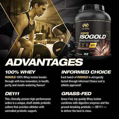 PVL ISO Gold – Grass Fed - Premium Isolate 100% Whey Protein Shake - Orange Krush'd - 908 g PVLAu supplements