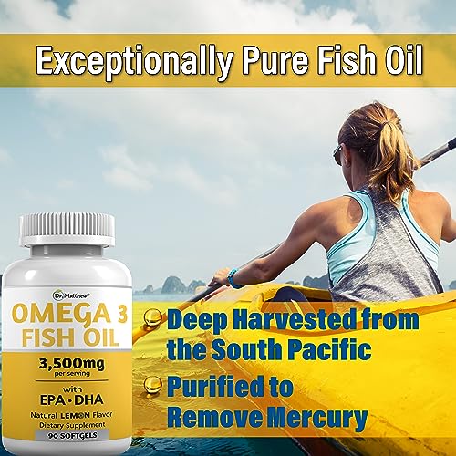 Burpless Fish Oil Pills. Triple Strength Omega 3 Fish Oil Burpless. EPA DHA Omega 3 Supplement Dr. MatthewAu supplements