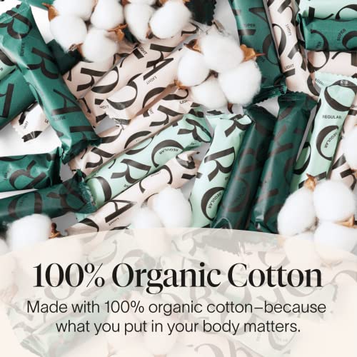Cora Organic Applicator Tampons | Super Absorbency | 100% Organic Cotton, Unscented CoraAu supplements
