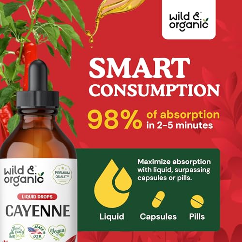 Cayenne Pepper Supplements - Organic Cayenne Pepper Tincture - Cayenne Pepper Liquid Wild & OrganicAu supplements